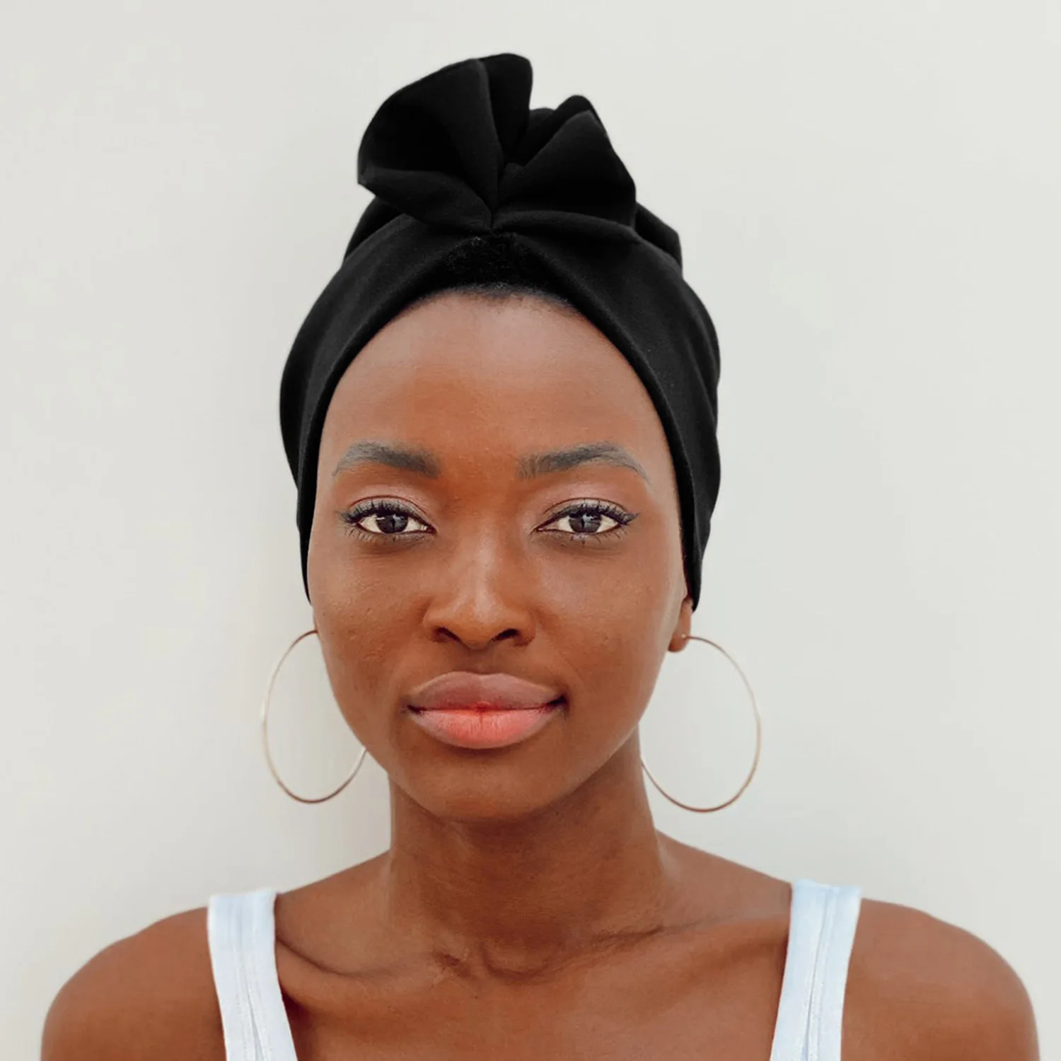 Hot Sale Fashion Hat Solid Color Bohemian Indian Headscarf Muslim Turban Hijab Head Wrap For Women