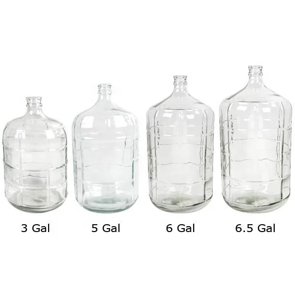 linlang shanghai high quality Soda-lime Glass carboy carrier 1 3 5 gallon glass carboy