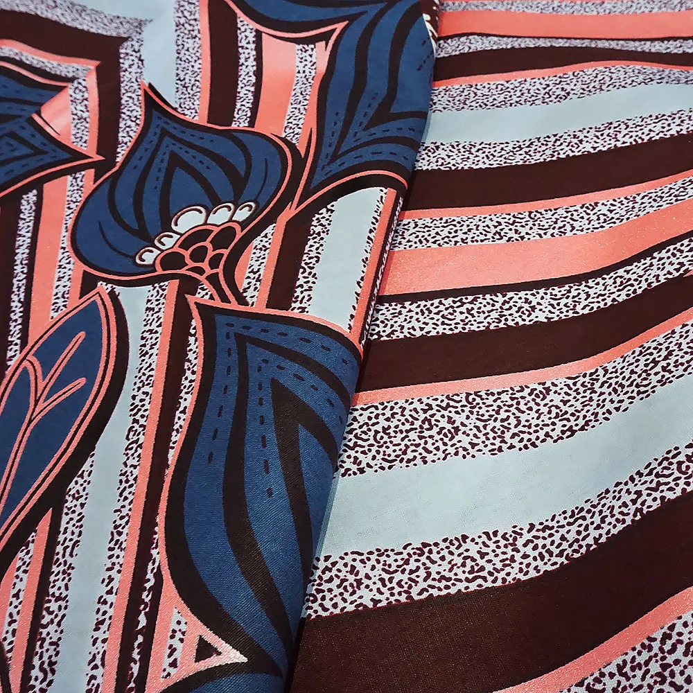 Latest Design African Ankara Loincloths Pagne Fabric Original African Real Wax Print Fabric 6 Yards/Piece for Women Loincloth