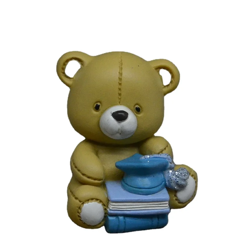 Graduation Gift for Children Resn Bear Satues Mini Gadgets Wholesale Custom DIY OEM ODM Souvenir