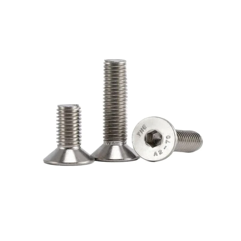 M6 M8 Stainless Steel A2 A4 A2-70 A2-80 A4-70 A4-80 Hexagon Socket Flat Head cappP Screw DIN7991