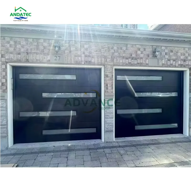 Sectional Garage Door Modern Electric Horizontal Aluminum Sliding Automatic Garage Door With High Standard