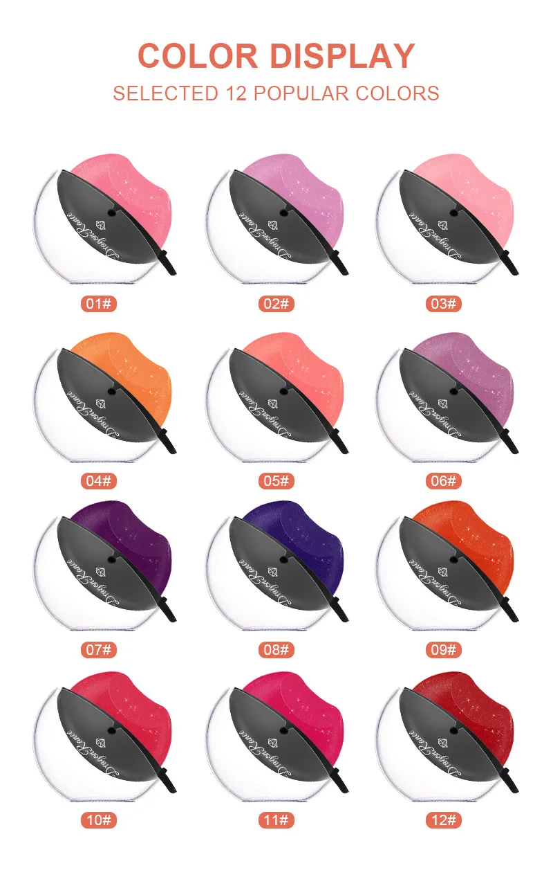 Wholesale Dragon Ranee Pearly Light Lipstick Sip Into Makeup Lazy Lip Lipstick Not Easy to Fade Color Change Lipstick