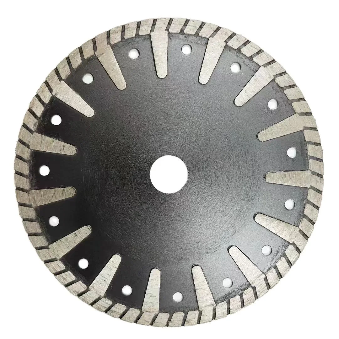 7inch 180mm Diamond Saw Blade Turbo T Shaped And Fan Shaped Cutting Wheel Angle Grinder For Cutting Granite Concrete Stone