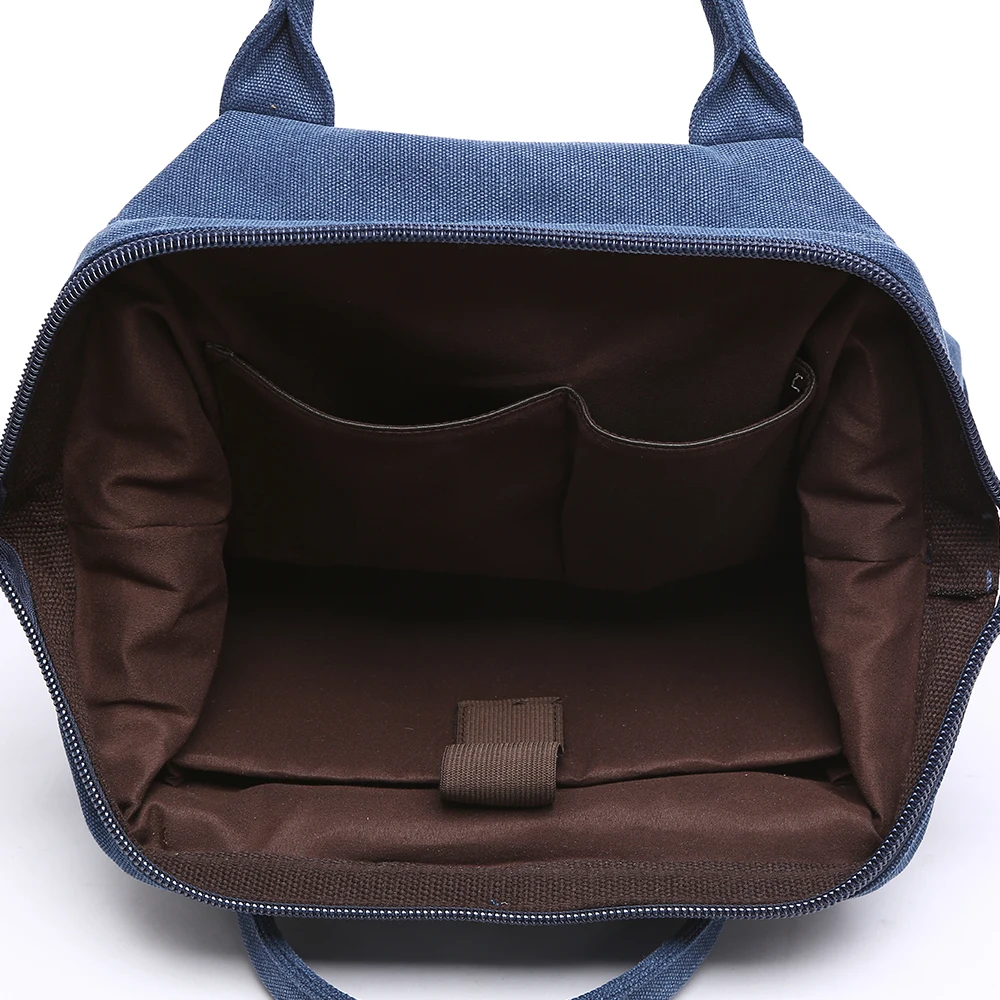 ZUOLUNDUO Cute piggy canvas travel bag student backpack,hipster school backpack bag