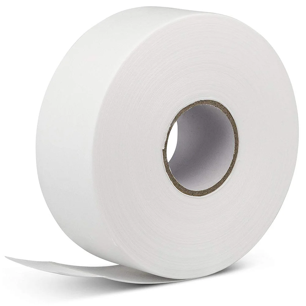 Hair Removal Waxing Sheet Roll Non Woven Cloth Wax Strip Depilation Roll Waxing Strips for Body Facial 1 Roll Depilation Paper