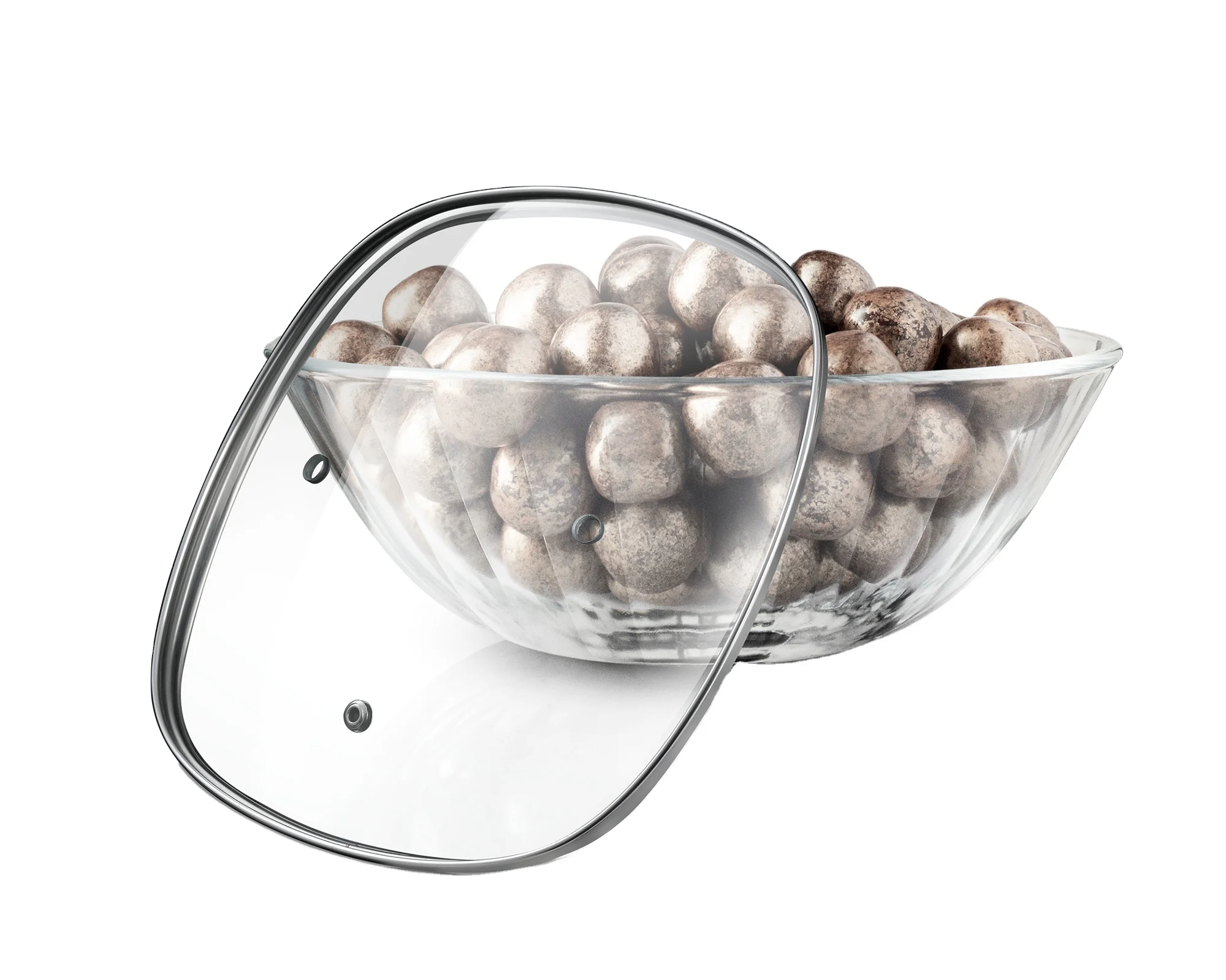 Овальная стеклянная крышка для антипригарная сковорода эллиптический стеклянная крышка