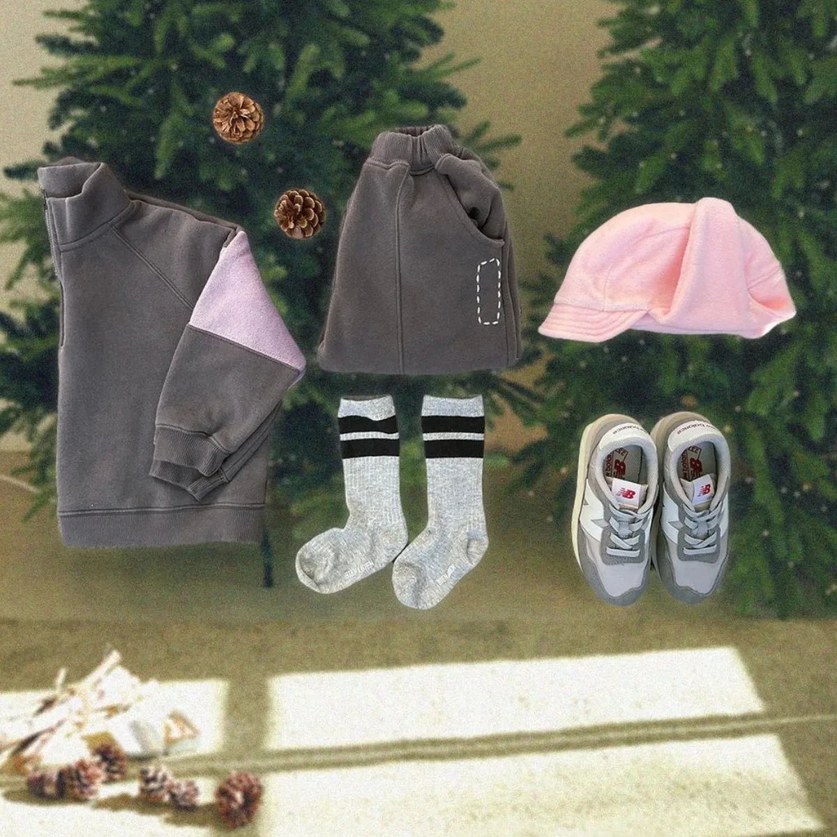 Korean Fashion Spring Autumn Kids Outfits 2pcs Hoodies and Pants Casual Boys Sports Clothing Sets