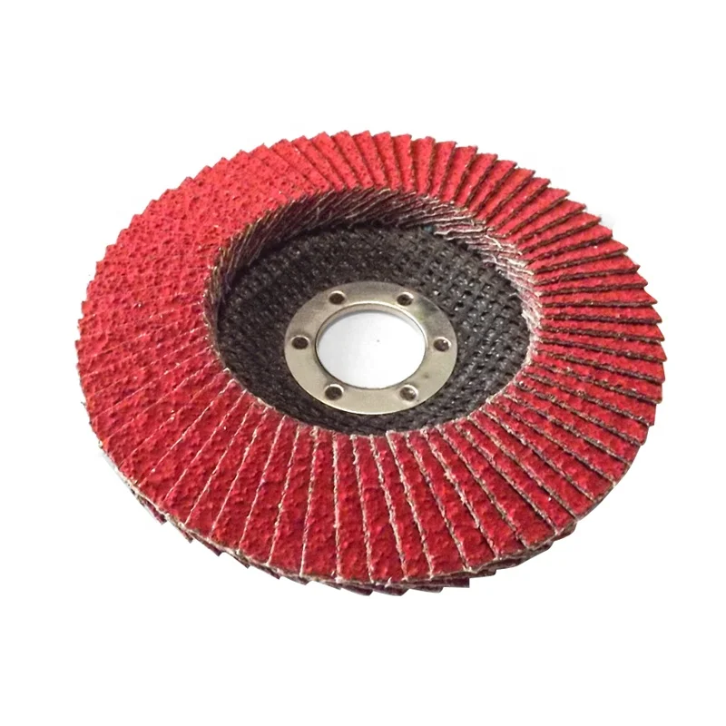 Import Ceramic Flap Disc Grinding Disc Flat Abrasive Disc For Stainless Steel Abrasive Grinding Wheel various material choose