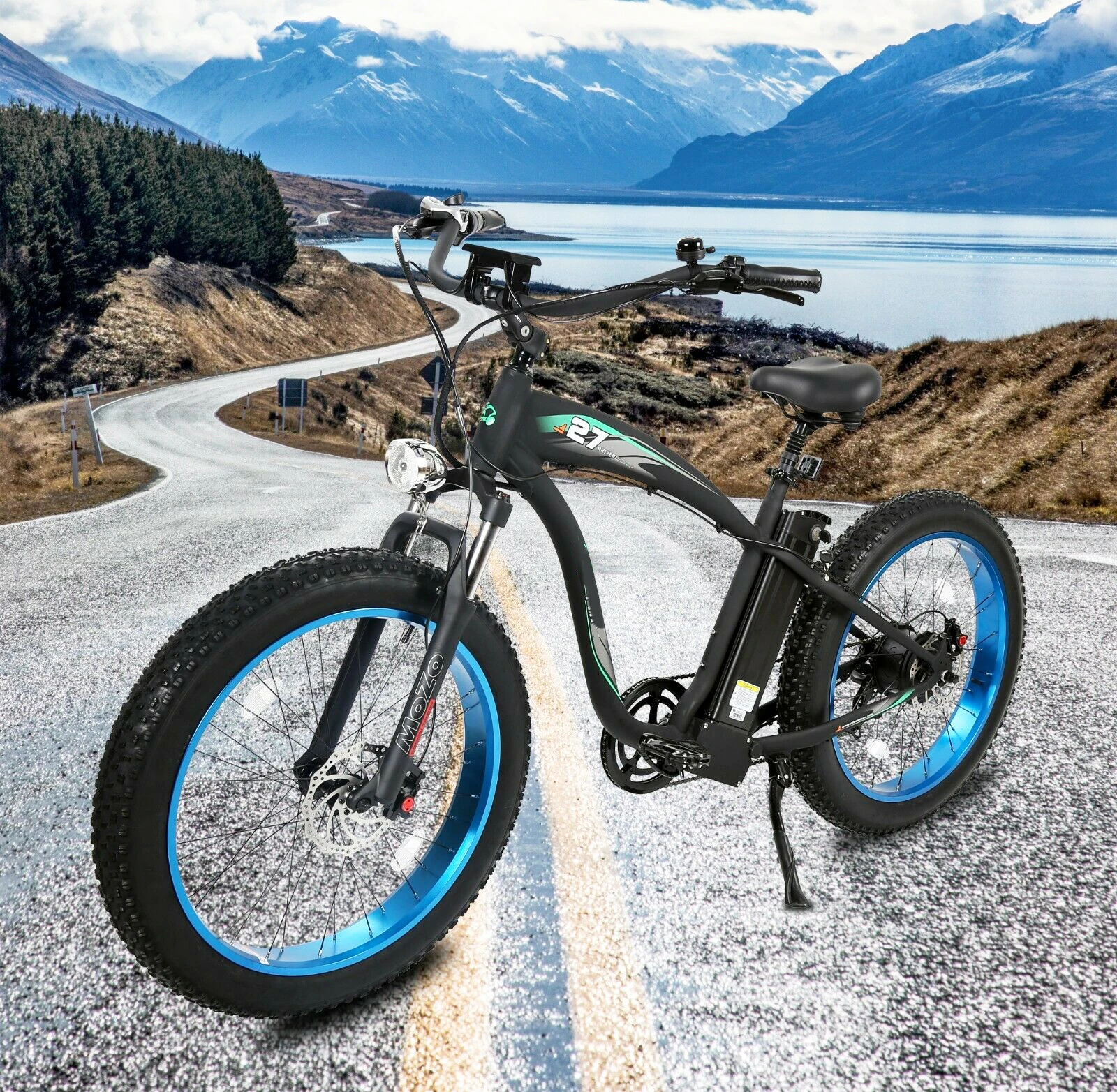 
Big power e bicycle 26 inch 48v 750w fat ebike full suspension mountain e bikes with high quality electric bicycles  (62347781210)