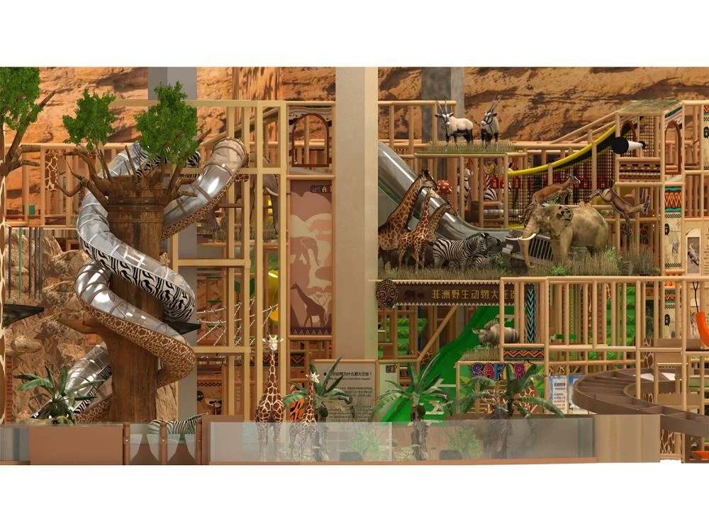 safari theme kids zone soft play area amusement equipment safari indoor park kids play area
