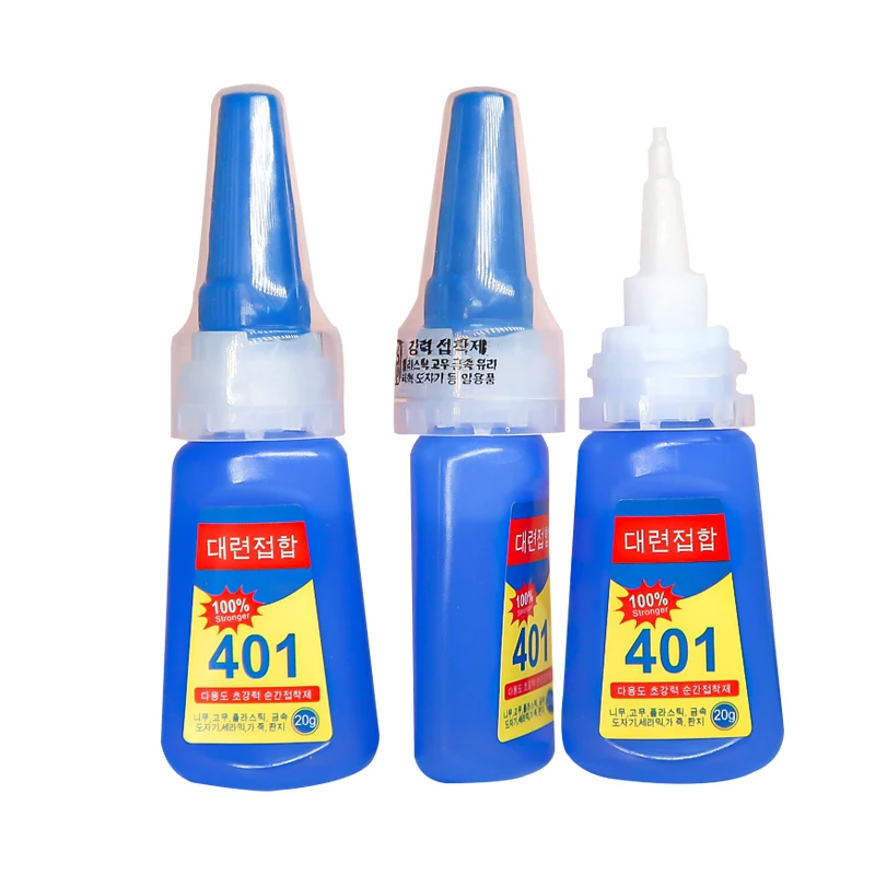 20g Fast Dry Glue 401 Super Multipurpose Glue Bonding Plastic Metal Plastics Nail Glue