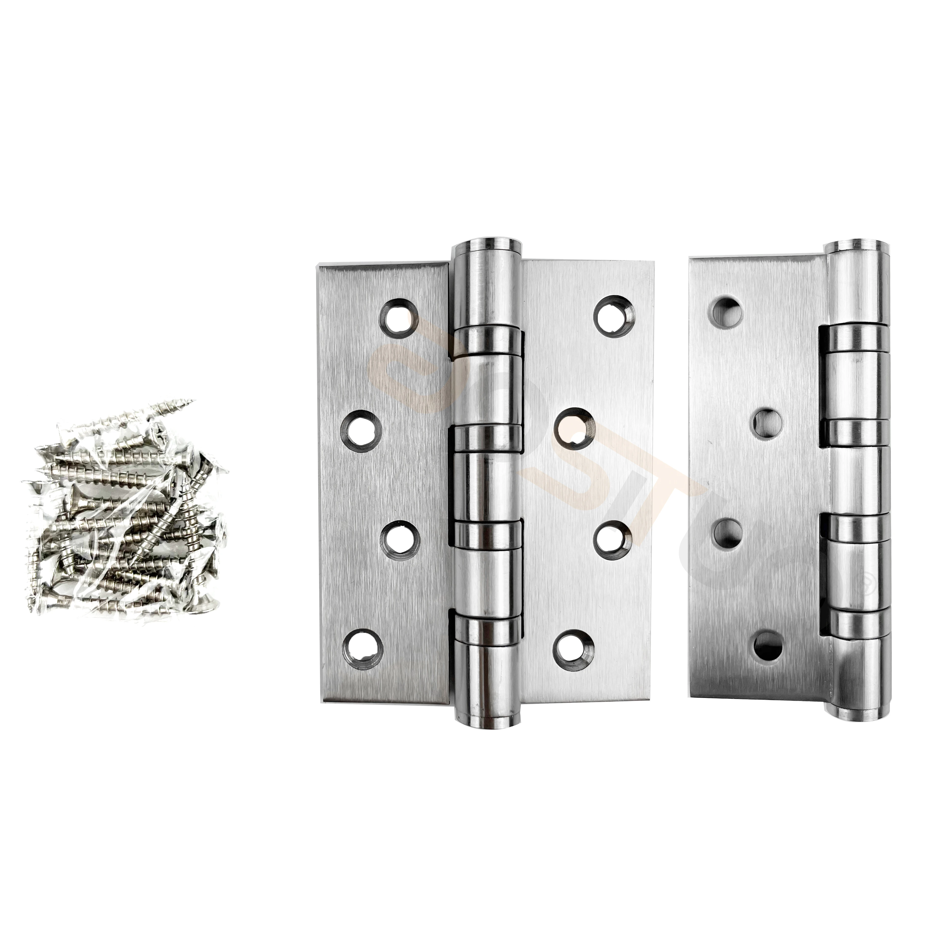 Stainless Steel 304/201 Pivot Hinges 4 Inch Flat Butt Door Hinge Ball Bearing 4BB Furniture Welded Door Hinge For Wooden Doors