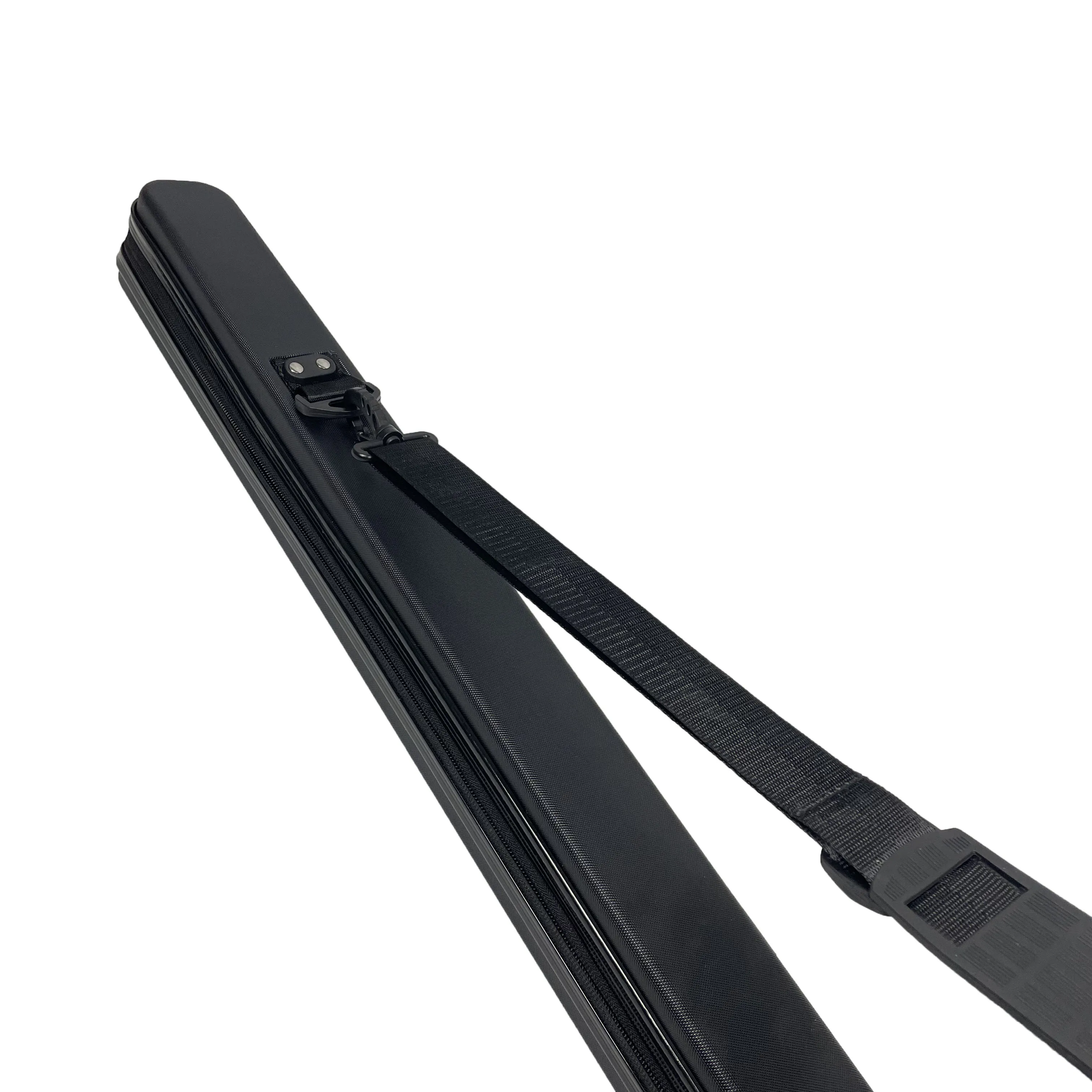 Hard shell waterproof ABS fishing rod cases with zipper rod holder bags waterproof fishing tackle box