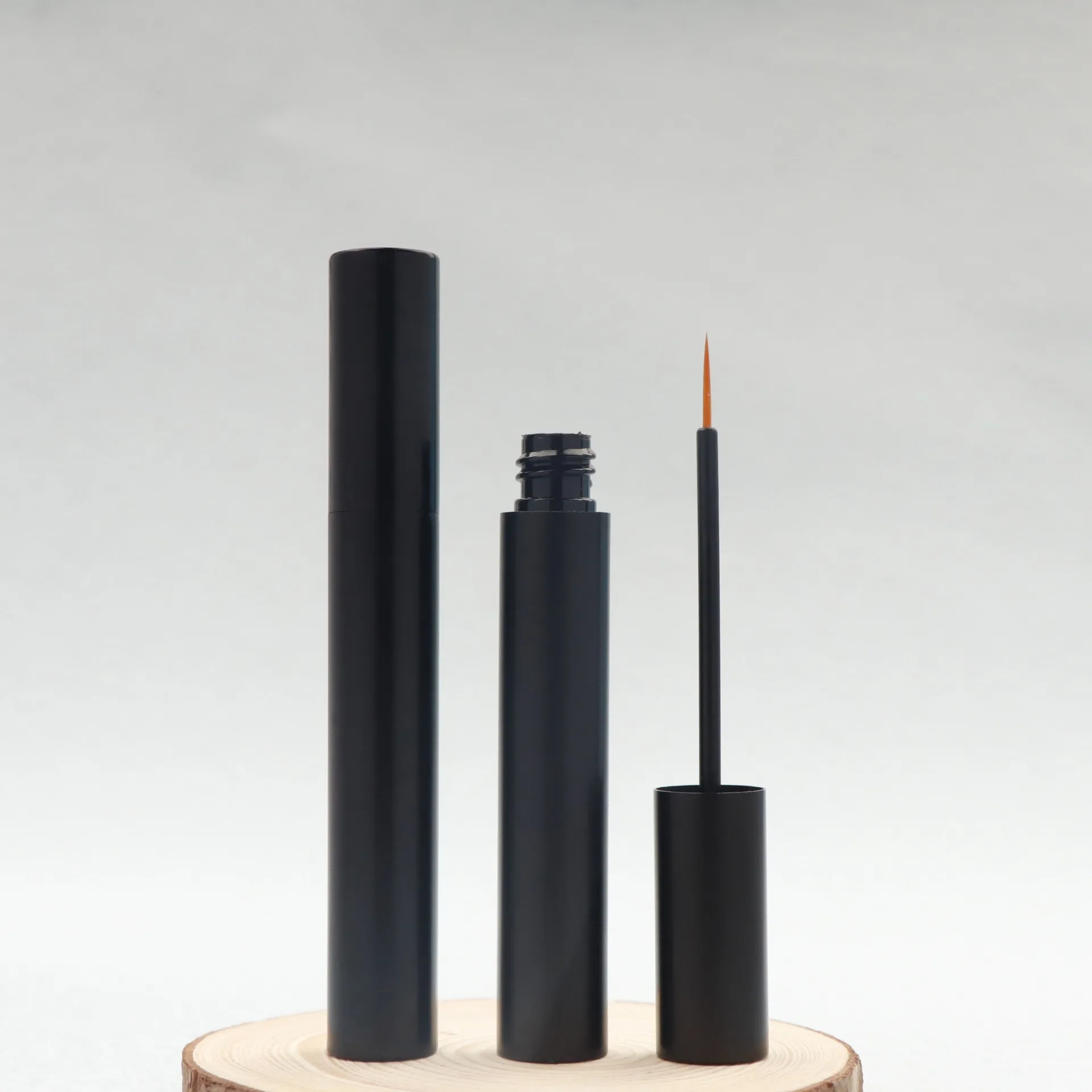 FOCSTAR Custom LOGO 5ml Gold Silver Aluminum Empty Refillable Cosmetic Packaging Metal Container Bottle Eyeliner Tube (BT3119)