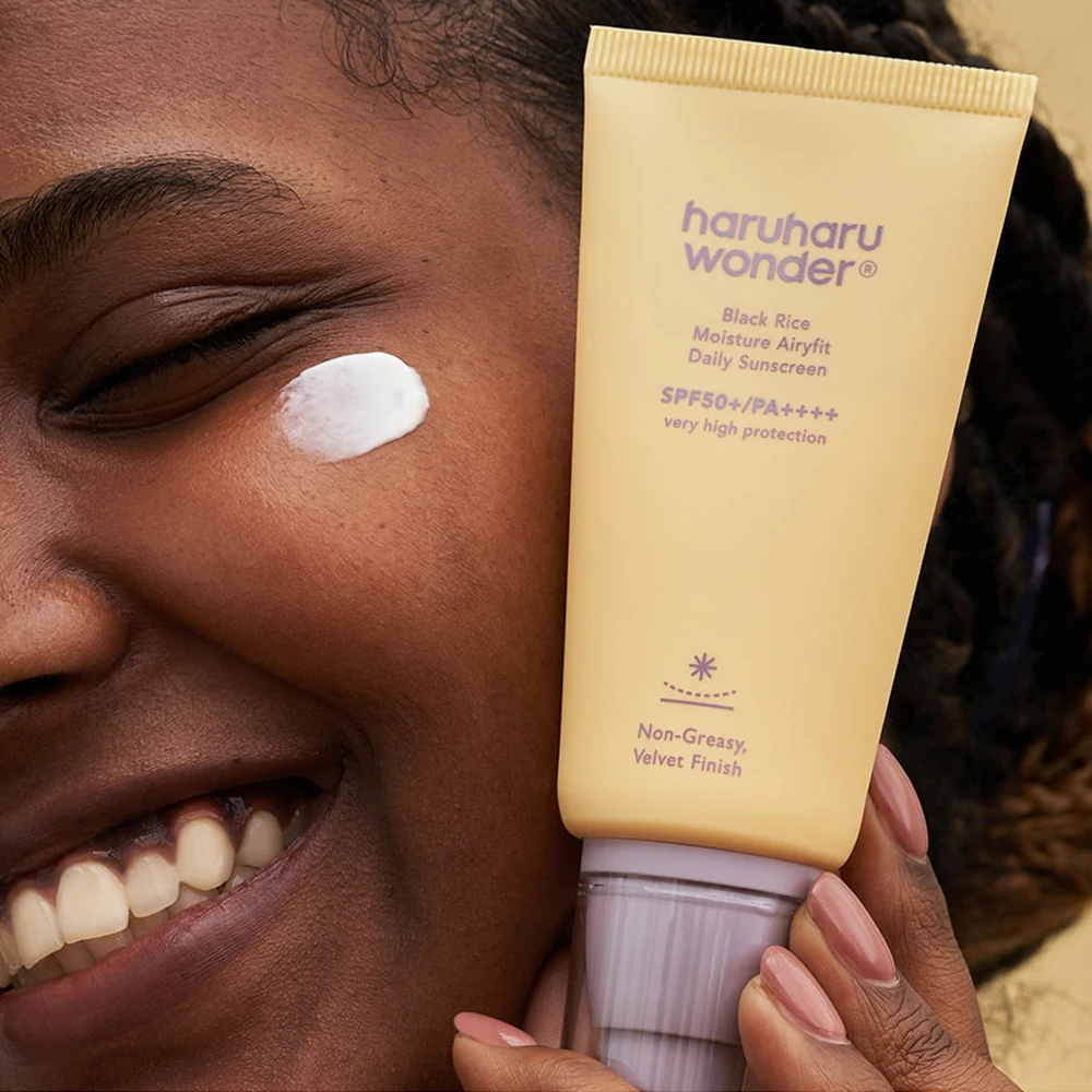 Haruharu Wonder Black Rice Moisture Airyfit Daily Sunscreen 50ml (1.69fl.oz) Reef Safe Formula Sunscreen