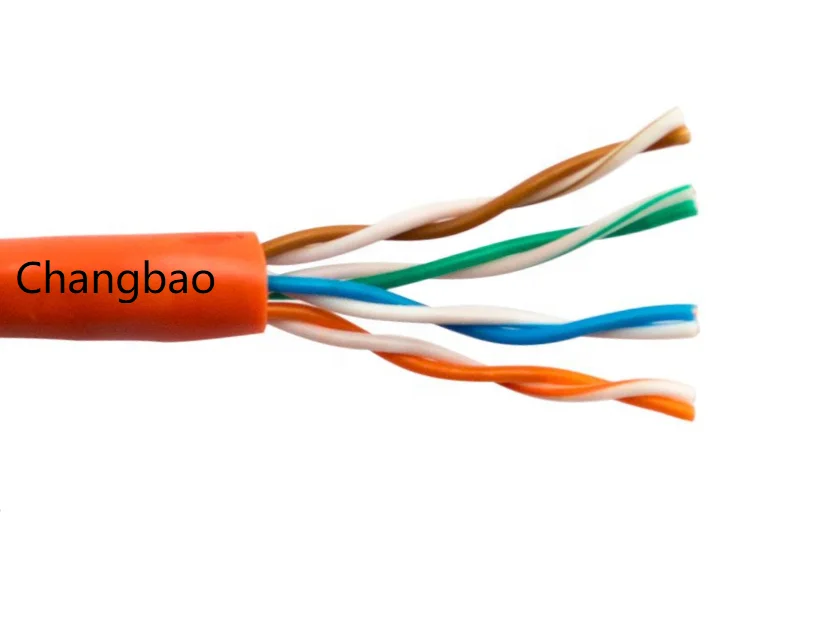 Changbao 26awg 24awg 4 pair indoor cat5 cat5e rj45 cat 5e ethernet utp lan network cable