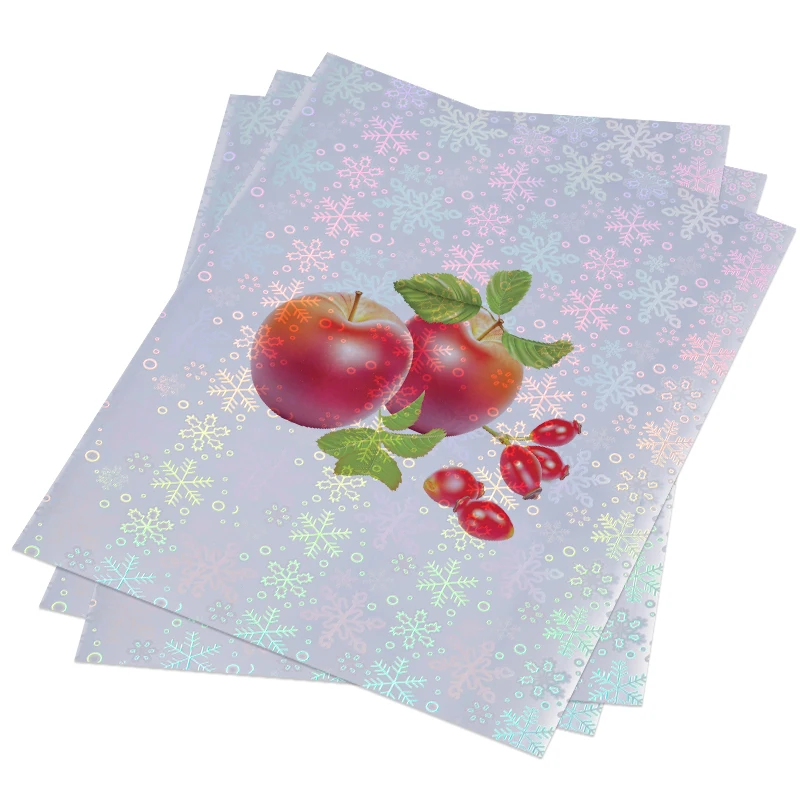Premium Self-Adhesive Sand Star Holographic PVC Overlay Laminating Film Cold Laminated Glitter for Enhanced Visibility