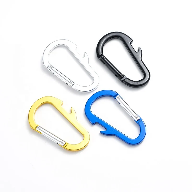 HB Hook Carabiner Rock Climbing Key Holder Steel Carabiner For Outdoor/Connecting Ropes