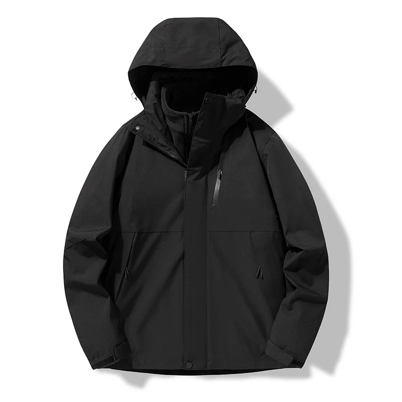 Couple 3-in-1 Two Piece Set High-Quality Slim-fit Jacket dropshpping Windbreaker Jacket for Men Women