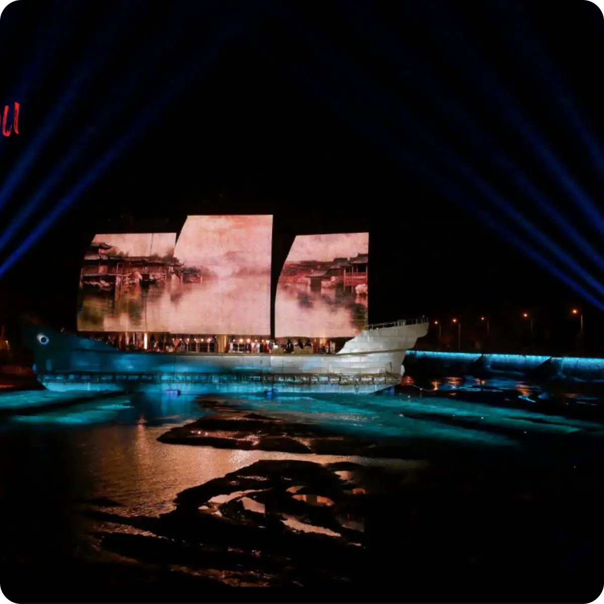 Outdoor IP67 LED grid screen advertising sign DC12V led pixel dot led display