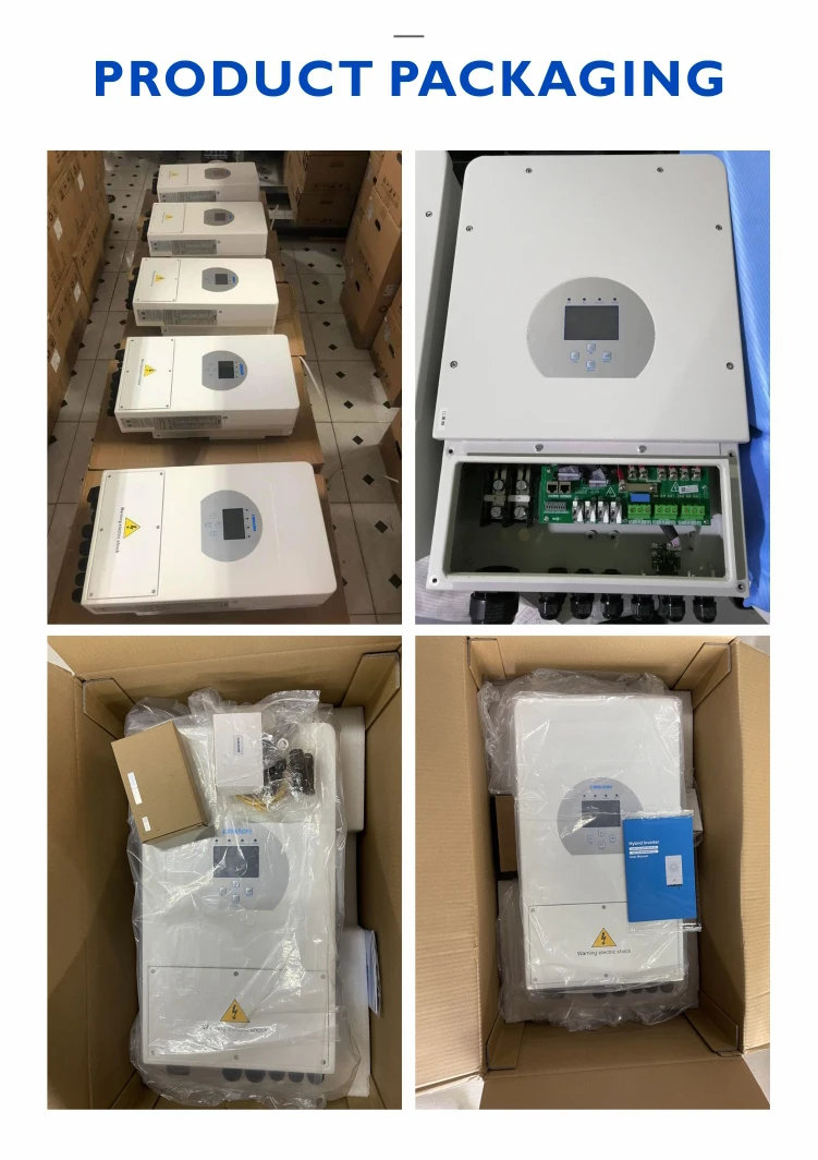 High Voltage Lifepo4 Lithium Battery Systems Hybrid 3 Phasen 8kw 10kw 12kw 5kwh 6kwh Eu On Grid Electric Power Solar Inverter