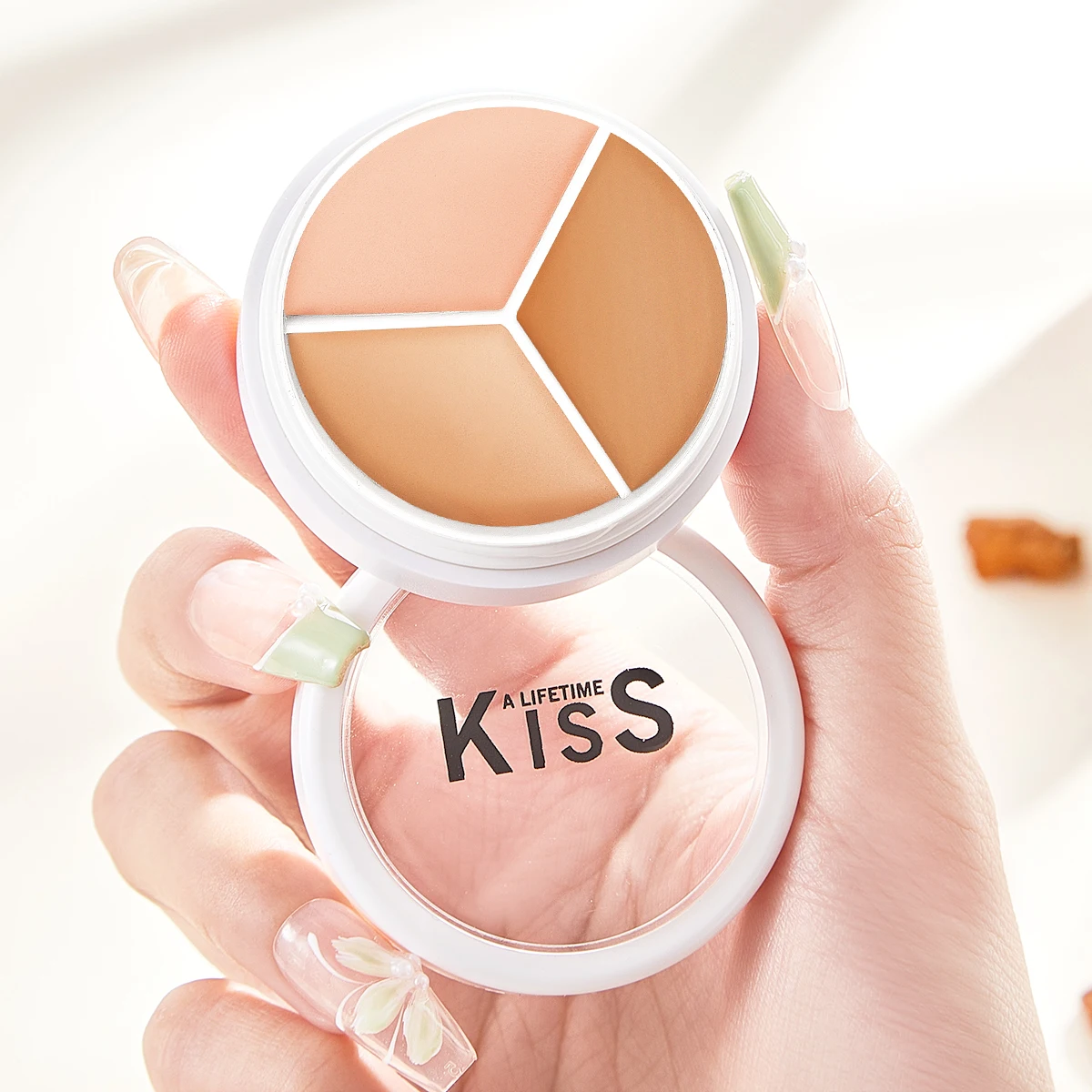 PAQIMAN Private Custom Label Custom Foundation Face Concealer Cream Makeup Cream Concealer Vegan Foundation TFI 3in1 Concealer