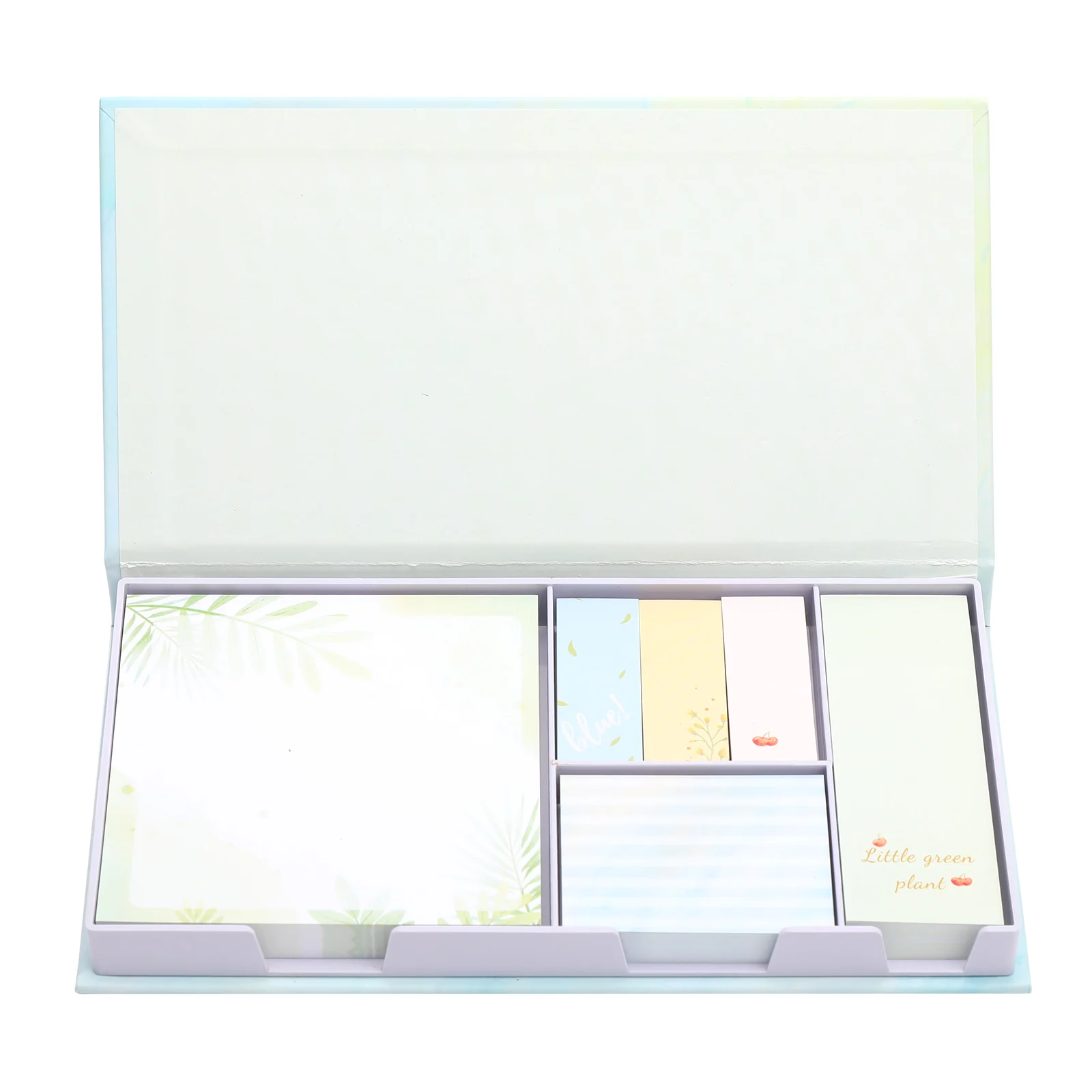 Wholesale 600 post stickers Cute foil notebook marker sticky notes pad stationery supplies memo pad with paper box