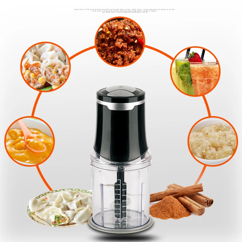Household Kitchen Accessories Food Process Electric Vegetable Chopper Cutter Online Meat Grinder Vegetable Tools