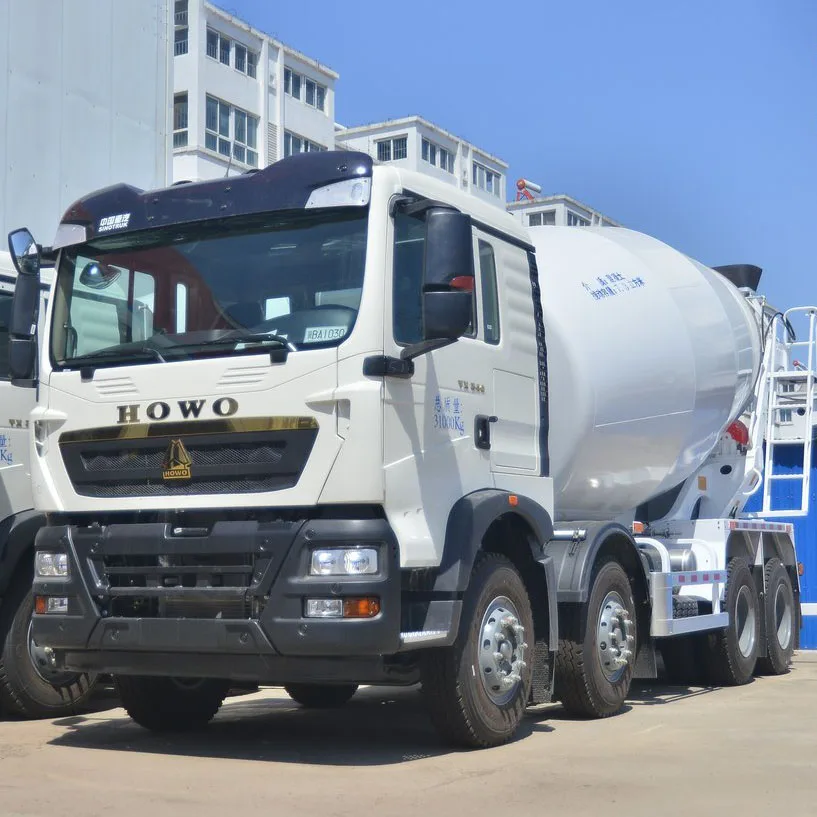 2023 2024 новый дизайн Howo TX самозагружается 8x4 12 колес 10 кубических Бетономешалка