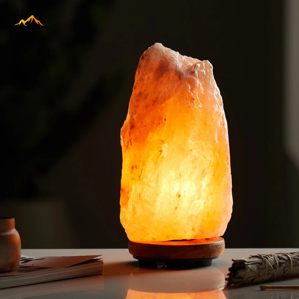 Original Himalayan Salt Rock Lamp (6-12 Lbs) For Healing | Made With Real Pink Salt!  Comes With UL Dimmer Switch