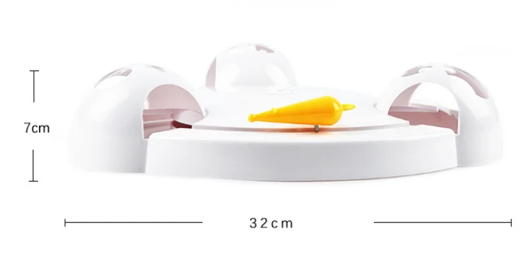 
High Quality And Funny Pet Play Toy Disc Electric Cat Entertainment Training Toy Flying Discs 