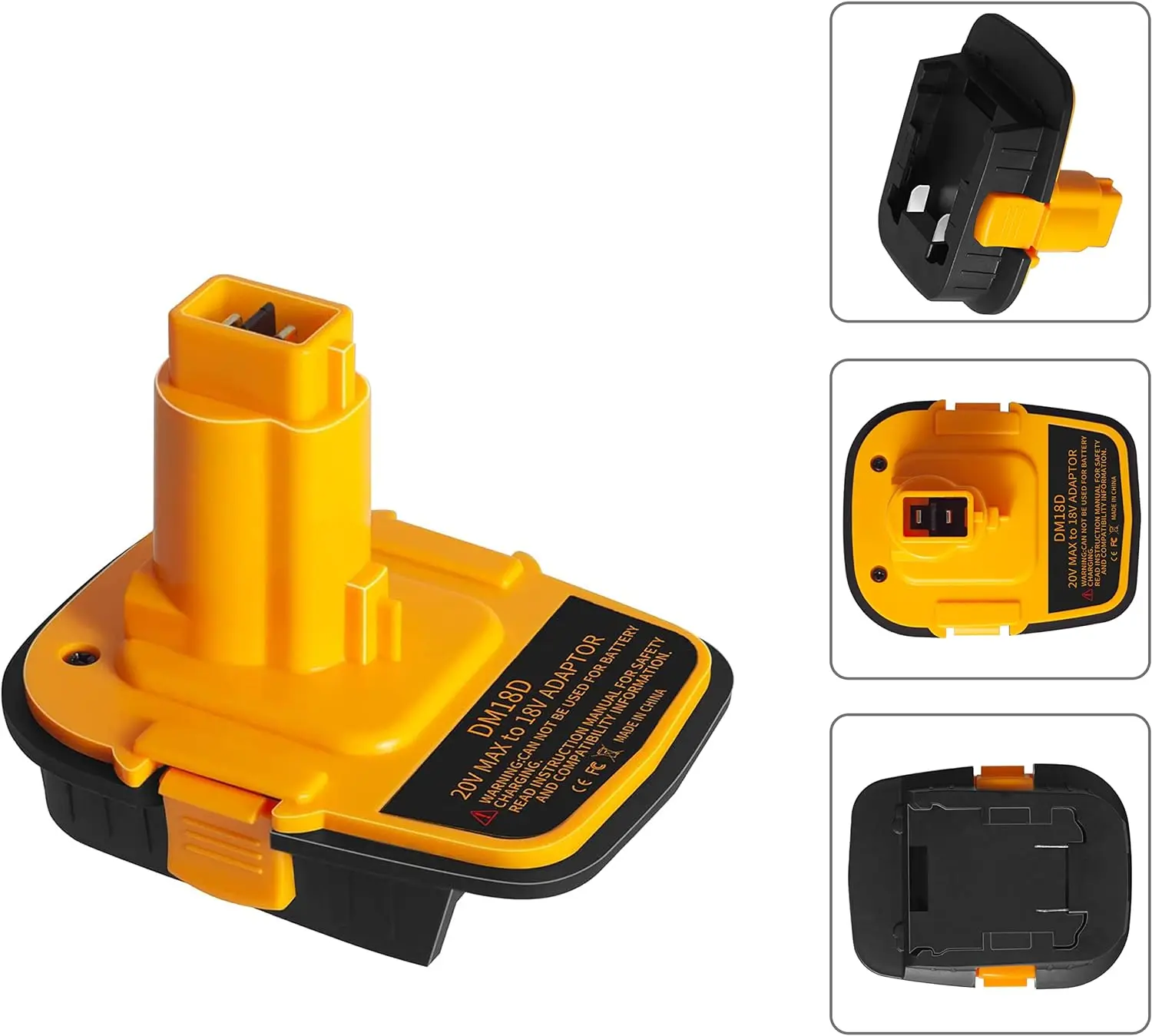 URUN DCA1820 Battery Adapter DM18D Converter for Dewalt 20V &for 18V Li-ion Battery to for Dewalt 18V Nicad & NiMh Battery
