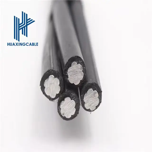 Duplex /Triplex /Quadruplex cable SIP 5 70mm2 Aerial bundle cable Service drop wire Abc overhead cable