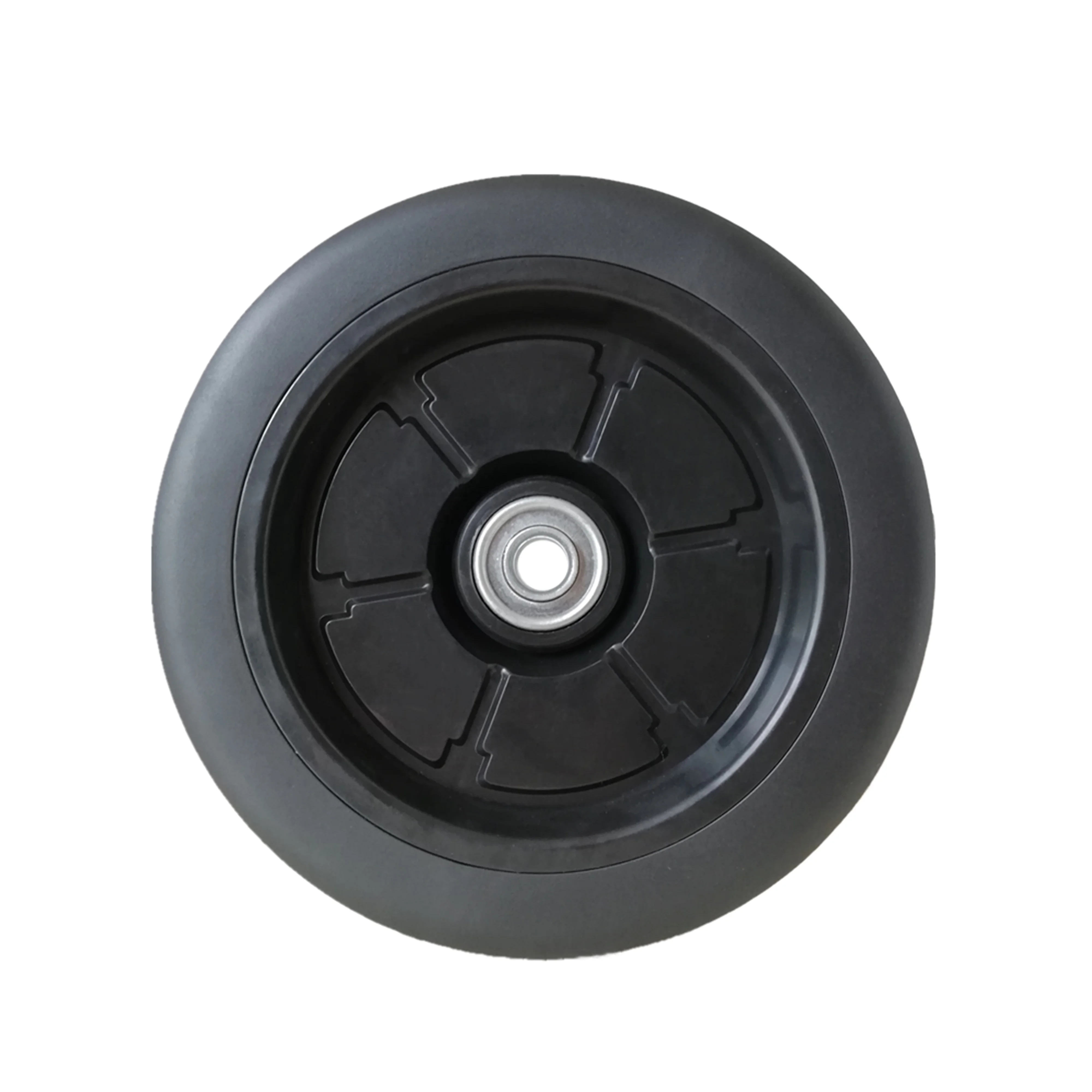 Plastic wheel 7 inch pvc wheel for bbq grill, barbecue, tool cart