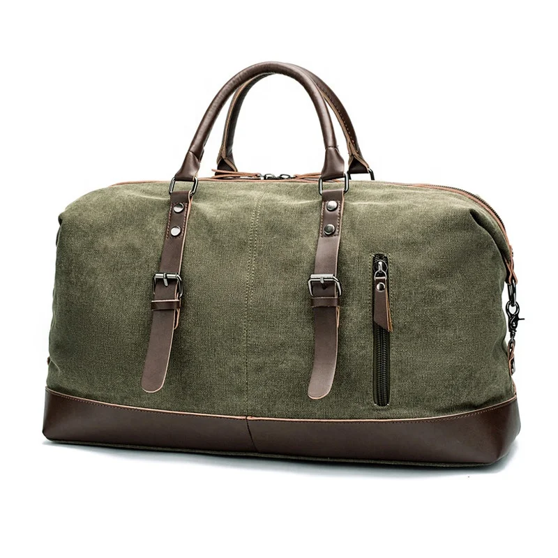 Custom Logo Luggage Weekend Bags Water Resistant Carry On Large Capacity Canvas Women Men Waterproof Gym Travel Tote Duffel Bag