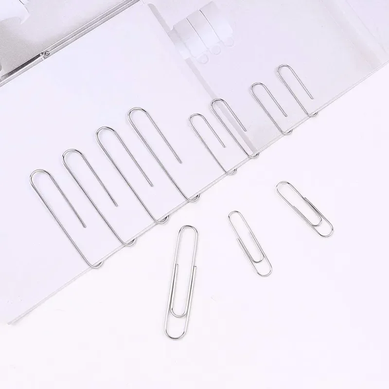 PVC Free Color Coated Paper Clips Office Paper Clamp Paperclips for Office School and Personal Use 600pcs per Package