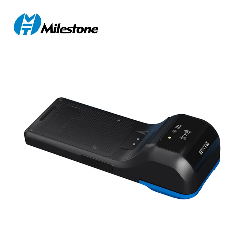 MHT-M2 All in One Pos 11 5.5 inch Handheld Mobile Pos Terminal Machine Label and Receipt Printer All In One Pos Terminal