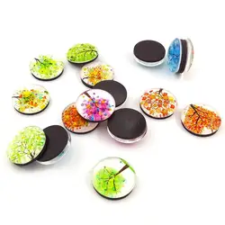 OEM 30 мм, стеклянный магнит на холодильник, магнит на холодильник с сильным магнитом