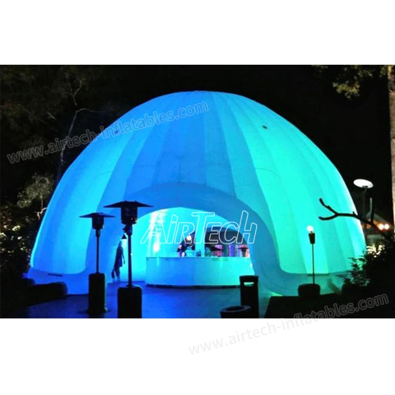 Cheap party dome tent, party tent lighting, inflatable tent event exhibition