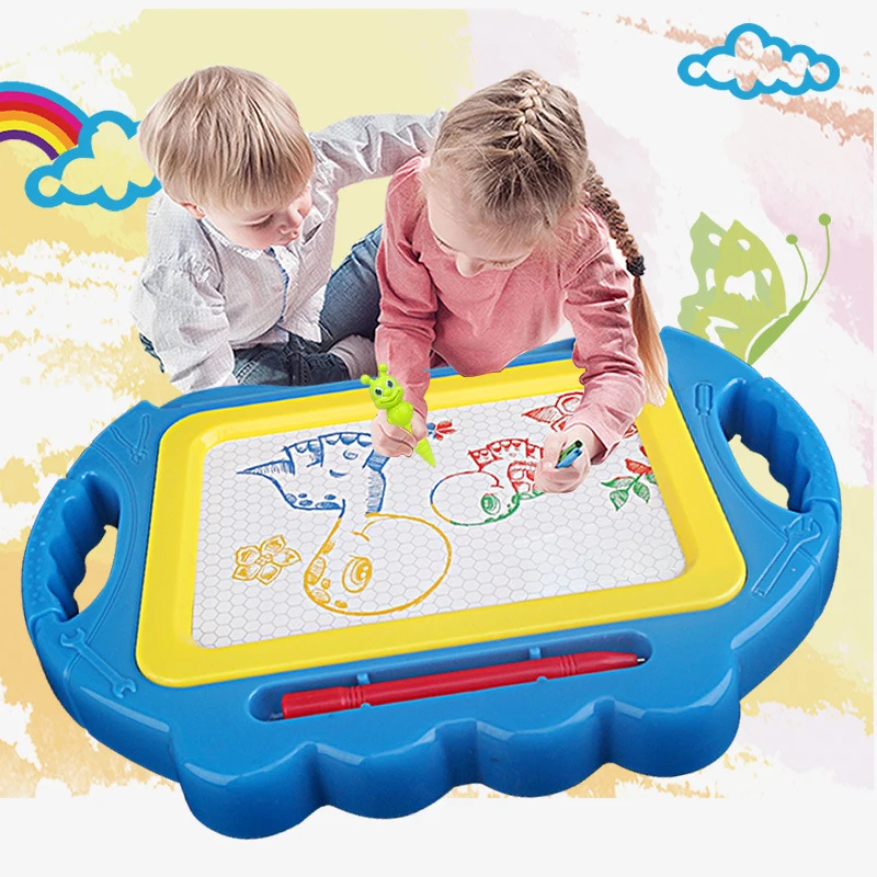 
4-Color Funny Small Magnetic Drawing Board for Children Early-education 