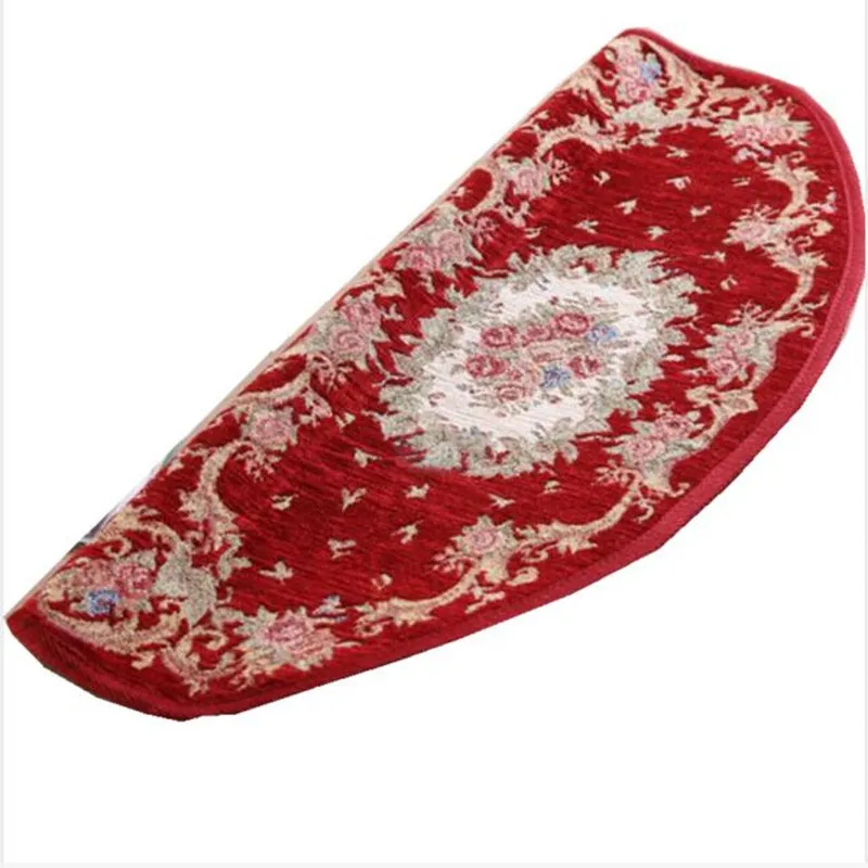 Latex rubber TPE  stair treads carpet non skid anti slip resistant staircase rug self stick stair mat