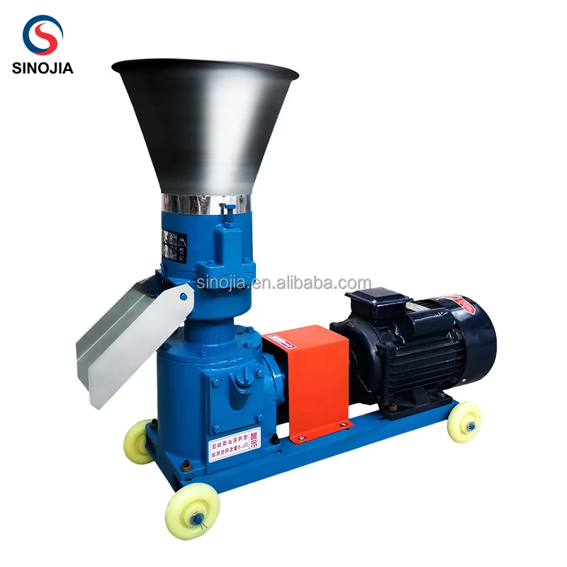Dog Fish Cattle Granule Pelletizer Sheep Pig  Poultry Mini Animal Chicken Making Feed Pellet Machine