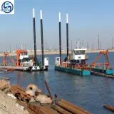Large size34 inch 3500cbm/h  sand cutter suction dredger floating crane barge for sale