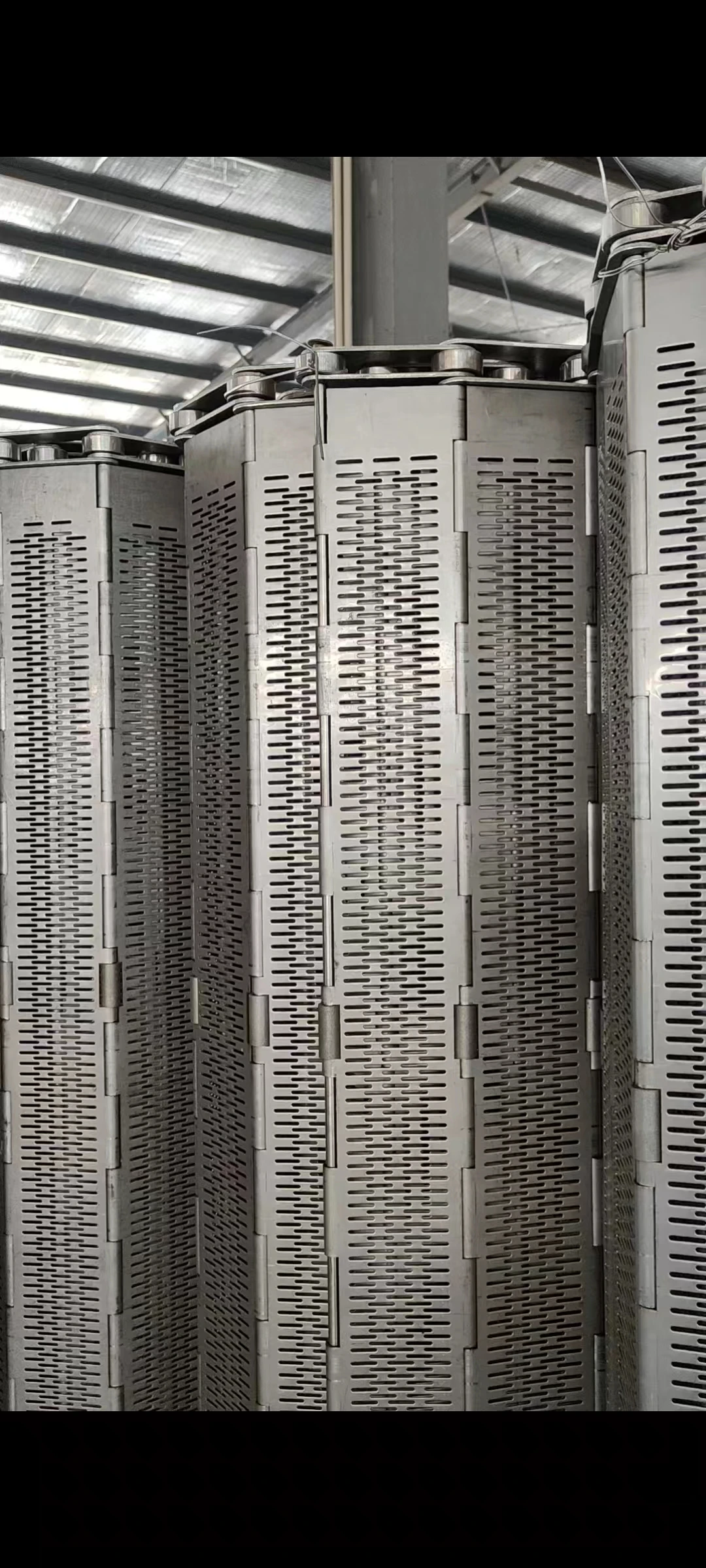 Stainless steel  Food Grade Chains Flat Plate conveyor belt