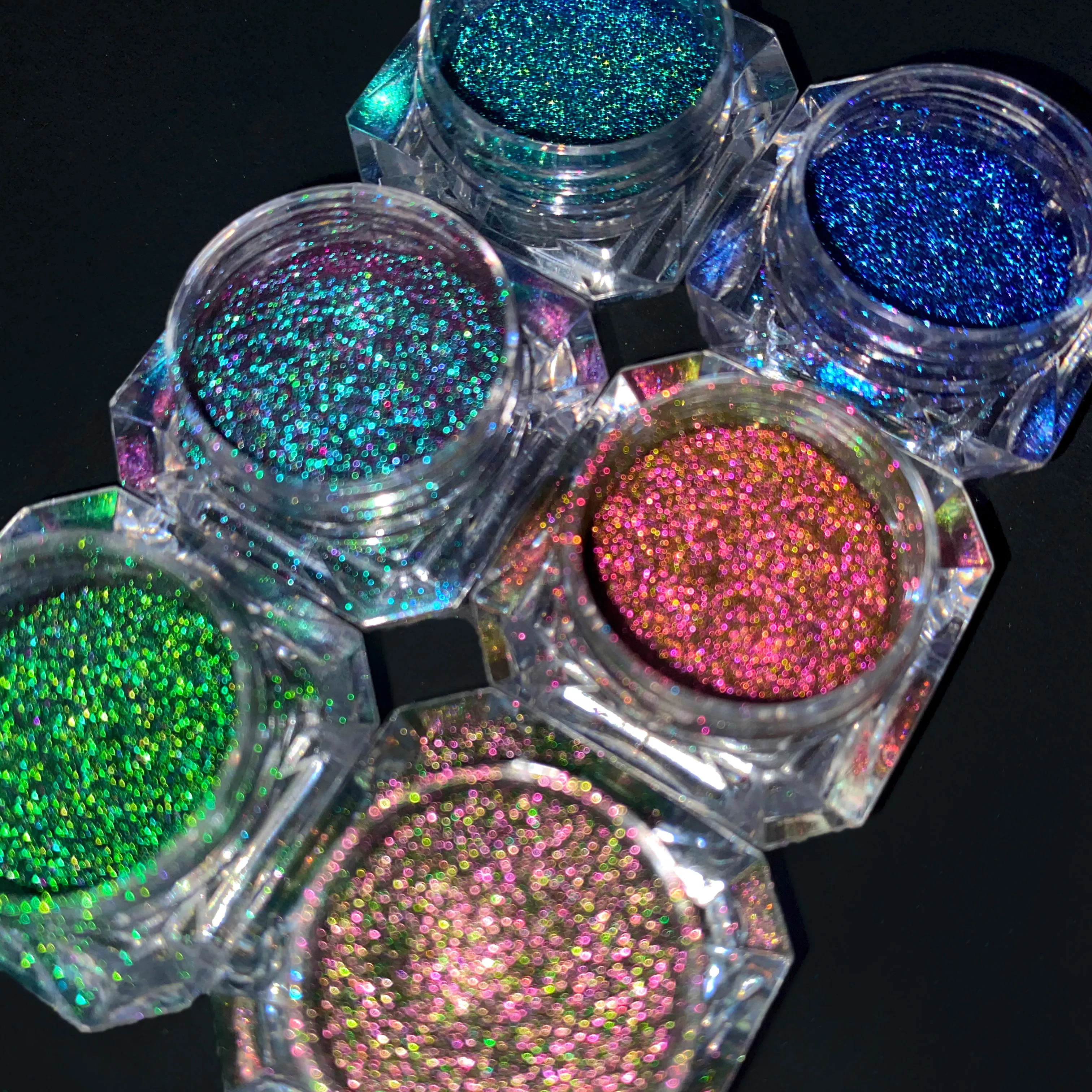 Optical Variable Color Shifting Loose Eyeshadow Pigment Multichrome Pearl Nail Pigment Candy Aurora Chameleon  Pigment