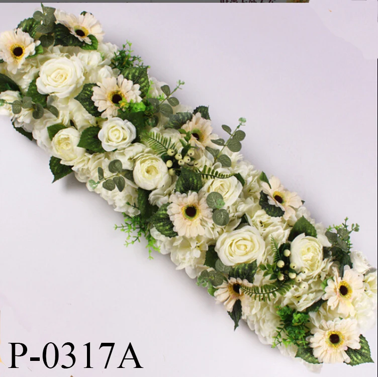 Wedding Decorations Artificial Decorative Flowers Garland Silk Flowers Arrangements For Weddings Decorative Flowers & Wreath