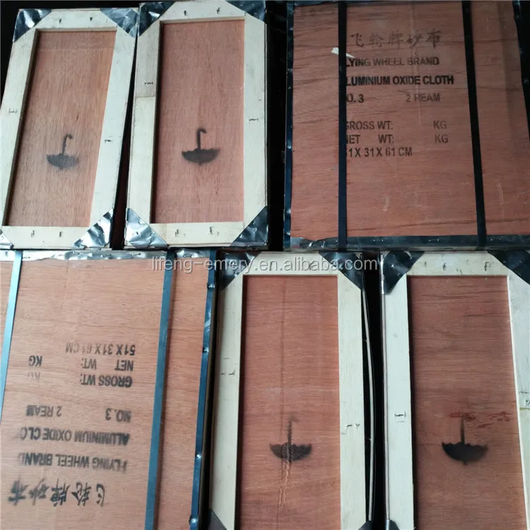 China manufacture aluminum oxide cloth waterproof abrasive gauze sheet