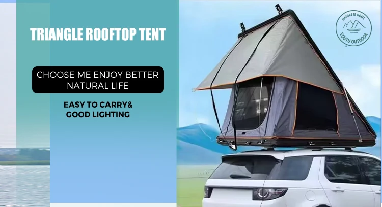 roof top party tent  adventure kings roof top tent  triangle aluminum hard shell roof top tent party