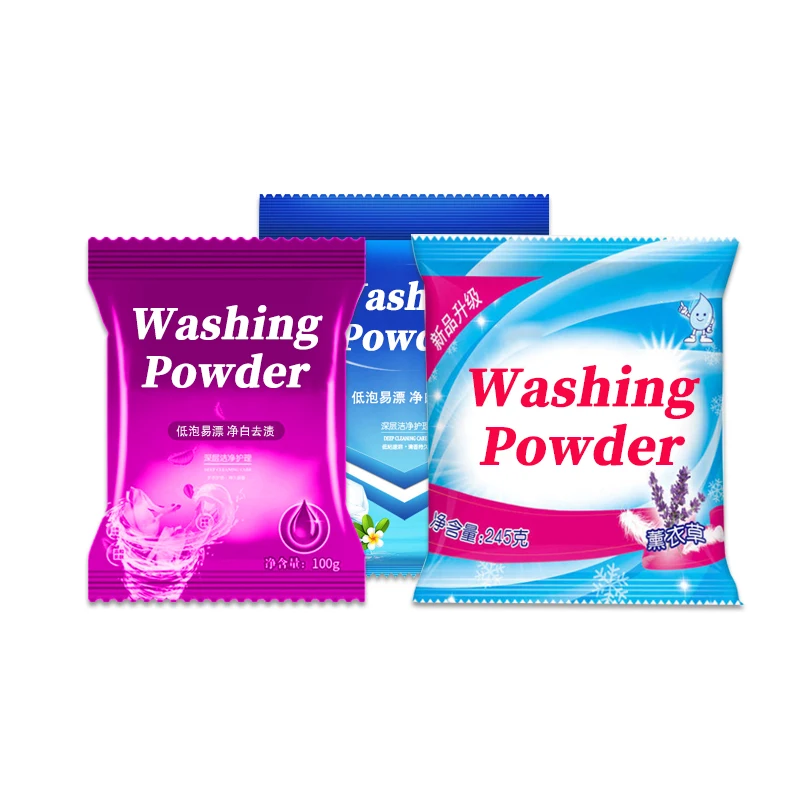 Customized Packaging Washing Powder Bag detergent laundry washing powder packaging bag